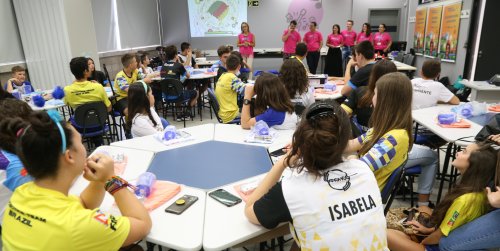 Amistoso de robóticana Escola Sesi de Gravataí